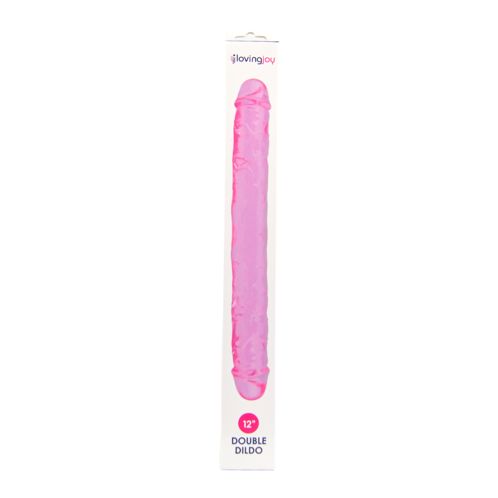 Liebevolle Freude 12 Zoll Doppel Dildo Pink