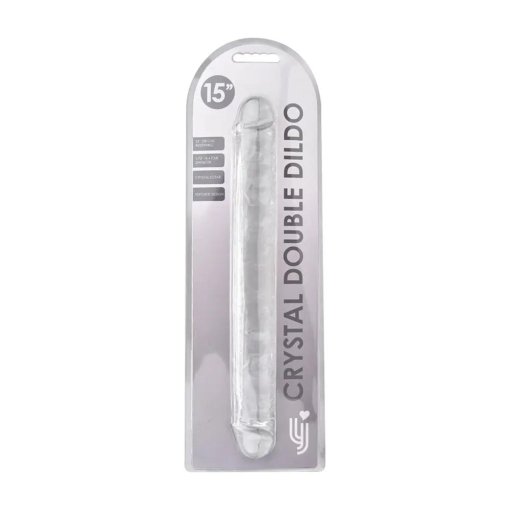 Loving Joy 15 Inch Double Ended Dildo Clear - Dildos - Save 30% - Fast Shipping - Anal United Kingdom Stoke-on-trent