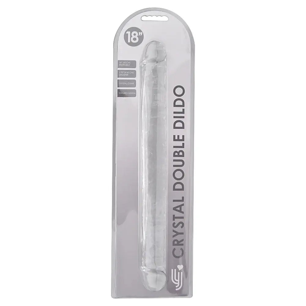 Loving Joy 18 Inch Double Ended Dildo Clear - Dildos - Save 25% - Fast Shipping - Anal United Kingdom Stoke-on-trent