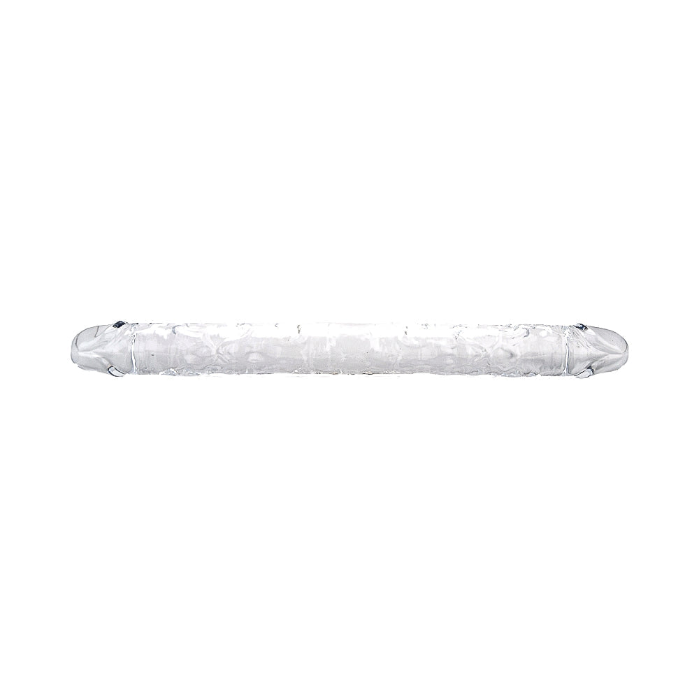 Loving Joy de 18 inch dublu final Dildo Clear