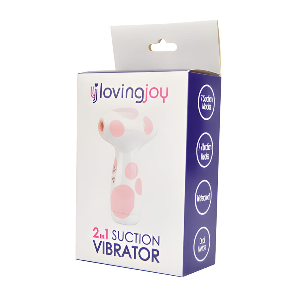 Loving Joy 2 in 1 Suction Vibrator Jumbo Dot - Vibrators - Save 20%