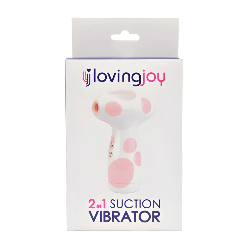 Loving Joy 2 in 1 Suction Vibrator Jumbo Dot - Vibrators - Save 25% - Fast Shipping - United Kingdom Stoke-on-trent