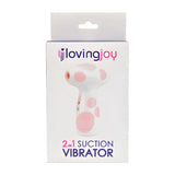 Loving Joy 2 in 1 Suction Vibrator Jumbo Dot - Vibrators - Save 25% - Fast Shipping - United Kingdom Stoke-on-trent