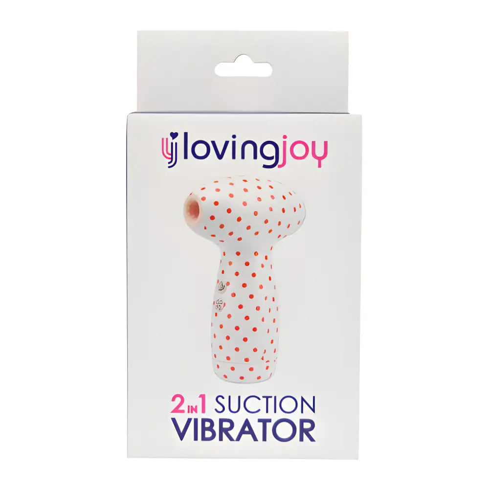 Loving Joy 2 in 1 Suction Vibrator Polka Dot - Vibrators - Save 25% - Fast Shipping - United Kingdom Stoke-on-trent