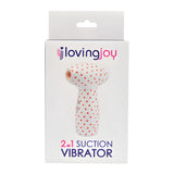 Loving Joy 2 in 1 Suction Vibrator Polka Dot - Vibrators - Save 25% - Fast Shipping - United Kingdom Stoke-on-trent