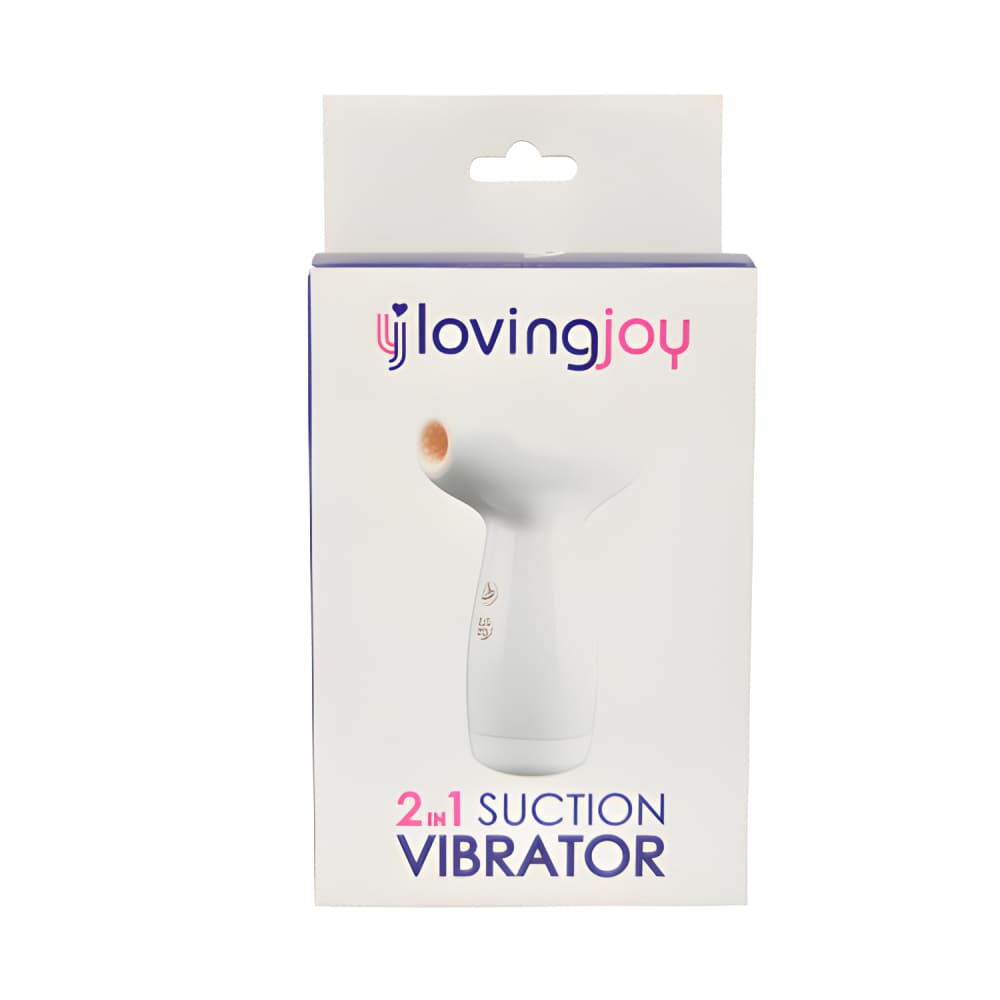 Loving Joy 2 in 1 Suction Vibrator - Vibrators - Save 20%