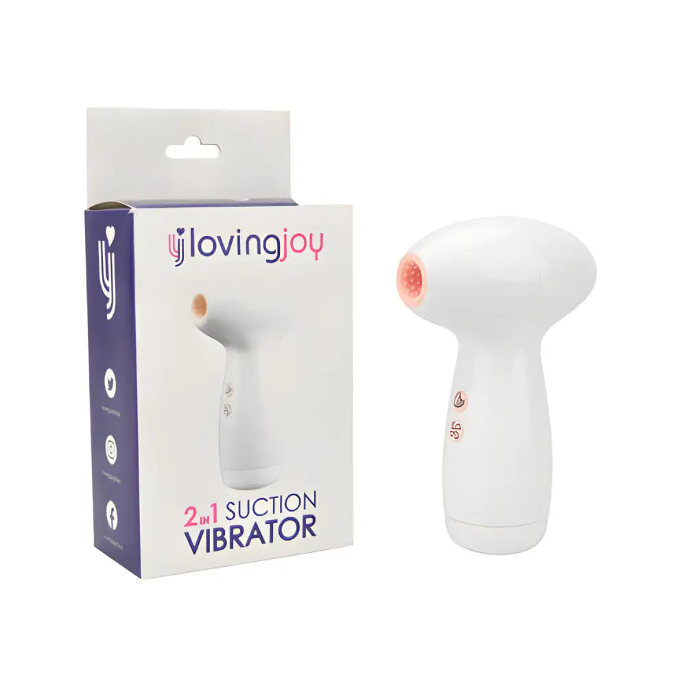 Loving Joy 2 in 1 Suction Vibrator - Vibrators - Save 25% - Fast Shipping - United Kingdom Stoke-on-trent