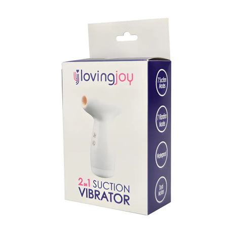 Loving Joy 2 in 1 Suction Vibrator - Vibrators - Save 25% - Fast Shipping - United Kingdom Stoke-on-trent