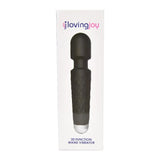 Loving Joy 20 Function Wand Vibrator Black - Vibrators - Save 25% - Fast Shipping - United Kingdom Stoke-on-trent