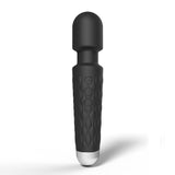 Loving Joy 20 Function Wand Vibrator Black - Vibrators - Save 20%