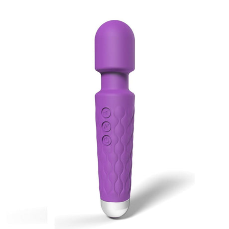 Loving Joy 20 Function Wand Vibrator Purple - Vibrators - Save 20%