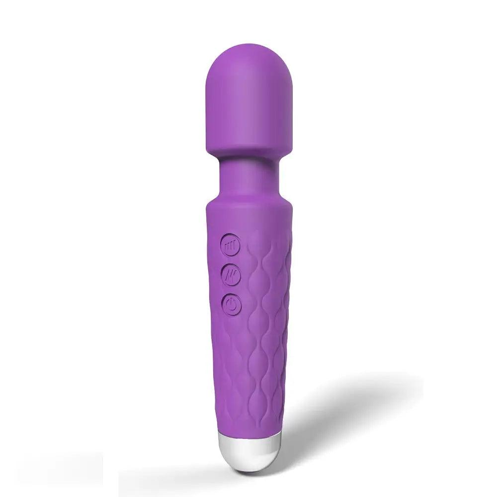 Loving Joy 20 Function Wand Vibrator Purple - Vibrators - Save 25% - Fast Shipping - United Kingdom Stoke-on-trent