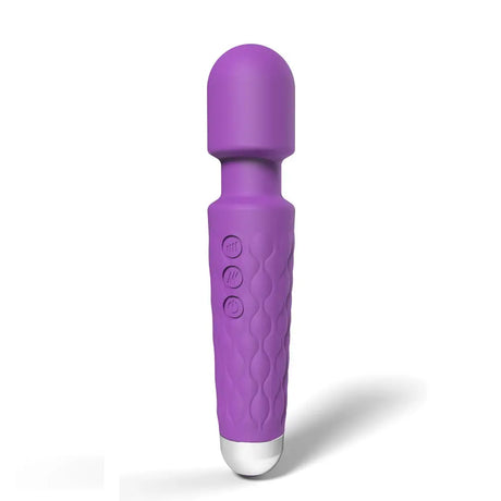 Loving Joy 20 Function Wand Vibrator Purple - Vibrators - Save 25% - Fast Shipping - United Kingdom Stoke-on-trent
