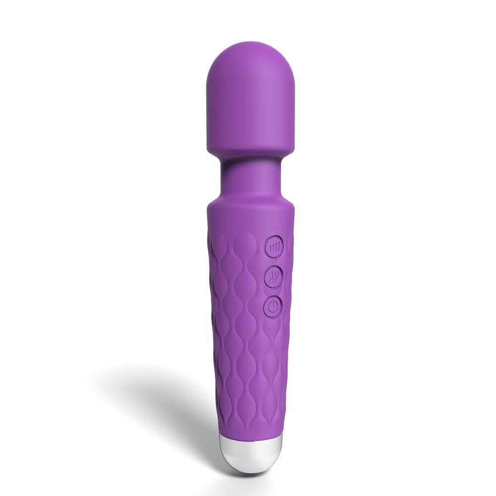 Loving Joy 20 Function Wand Vibrator Purple - Vibrators - Save 20%