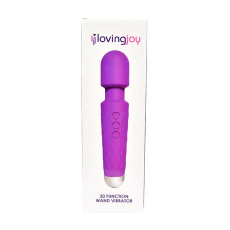 Loving Joy 20 Function Wand Vibrator Purple - Vibrators - Save 25% - Fast Shipping - United Kingdom Stoke-on-trent