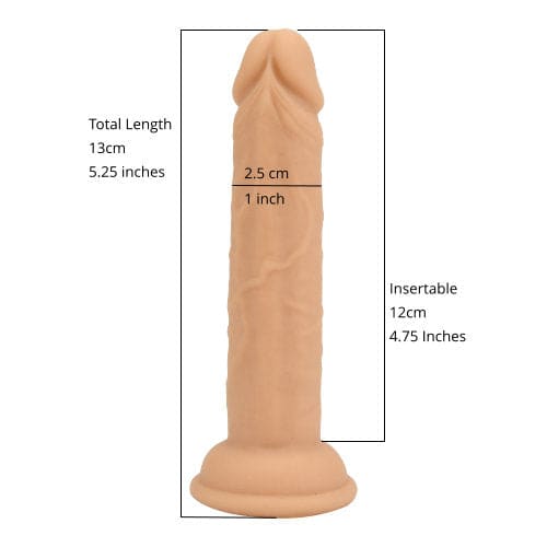 Loving Joy 4.5 Inch Silicone Dildo - Strap on Dildos - Save 20%