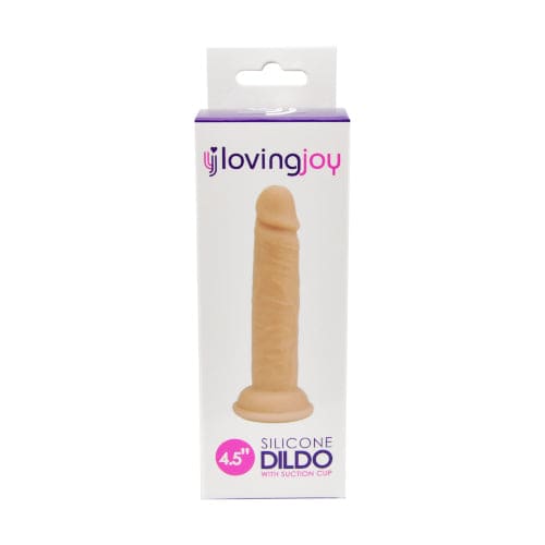 Loving Joy 4.5 Inch Silicone Dildo - Strap on Dildos - Save 20%