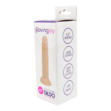 Loving Joy 4.5 Inch Silicone Dildo - Strap on Dildos - Save 30% - Fast Shipping - United Kingdom Stoke-on-trent