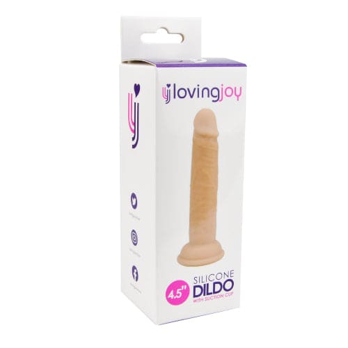 Loving Joy 4.5 Inch Silicone Dildo - Strap on Dildos - Save 20%