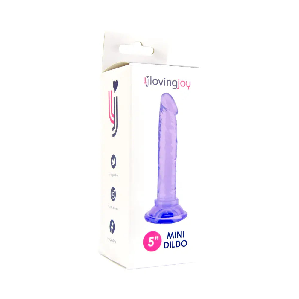 Loving Joy 5 Inch Beginners Dildo Purple - Dildos - Save 20% - Fast Shipping - United Kingdom Stoke-on-trent