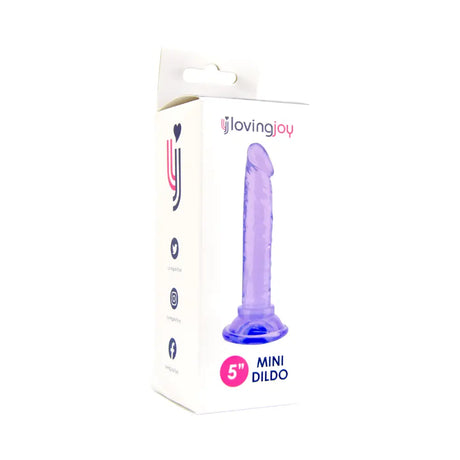 Loving Joy 5 Inch Beginners Dildo Purple - Dildos - Save 20% - Fast Shipping - United Kingdom Stoke-on-trent