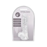 Loving Joy 6 Inch Dildo with Balls Clear - Dildos - Save 30% - Fast Shipping - United Kingdom Stoke-on-trent