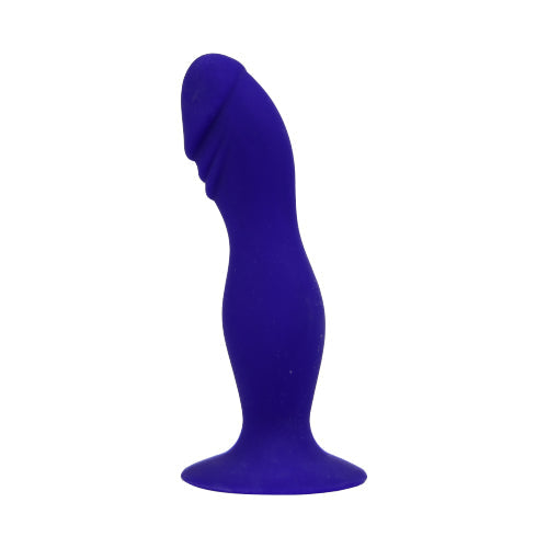 Loving Joy de 6 inch Silicon Dildo cu Cupa de aspirație Midnight Blue