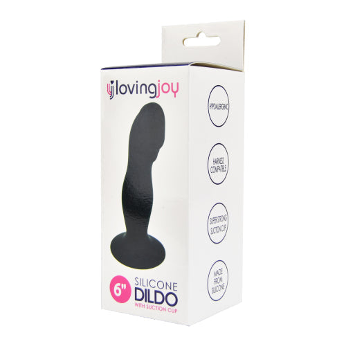 Joy Loving 6 pouces Dildo en silicone avec aspiration