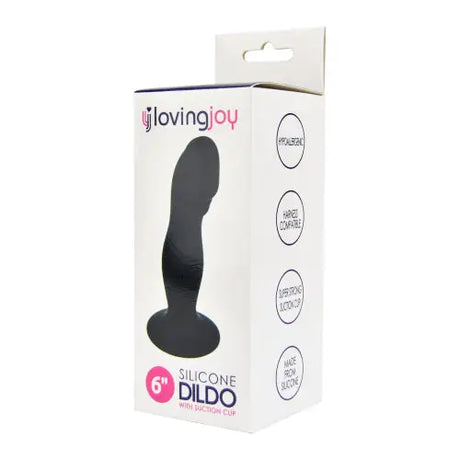 Loving Joy 6 Inch Silicone Dildo with Suction Cup - Dildos - Save 25% - Fast Shipping - United Kingdom Stoke-on-trent