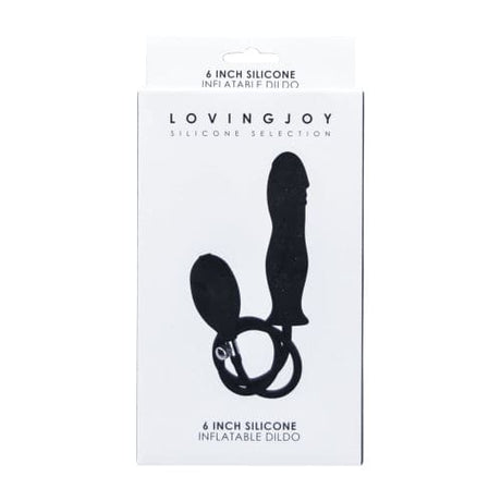 Loving Joy 6 Inch Silicone Inflatable Dildo - Dildos - Save 25%
