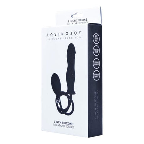 Loving Joy 6 Inch Silicone Inflatable Dildo - Dildos - Save 25%