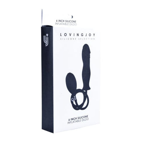 Loving Joy 6 Inch Silicone Inflatable Dildo - Dildos - Save 25%