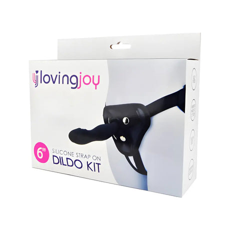 Loving Joy 6 Inch Silicone Strap on Dildo Kit - Ons - Save 30% - on - Fast Shipping - Anal Dildos United Kingdom Stoke-on-trent