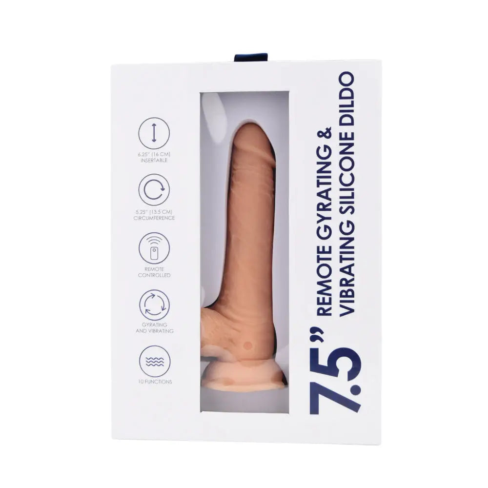Loving Joy 7.5’’ Remote Gyrating & Vibrating Silicone Dildo Save 20% Fast United Kingdom Stoke on Trent