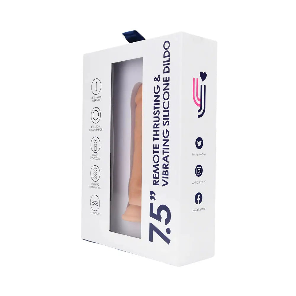 Loving Joy 7.5’’ Remote Gyrating & Vibrating Silicone Dildo Save 20% Fast United Kingdom Stoke on Trent