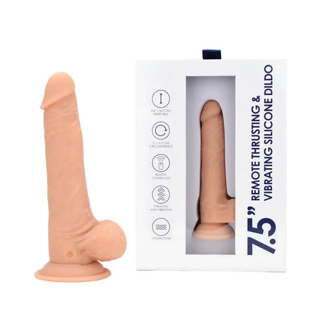 Loving Joy 7.5’’ Remote Thrusting & Vibrating Silicone Dildo Save 10% Fast United Kingdom Stoke on Trent