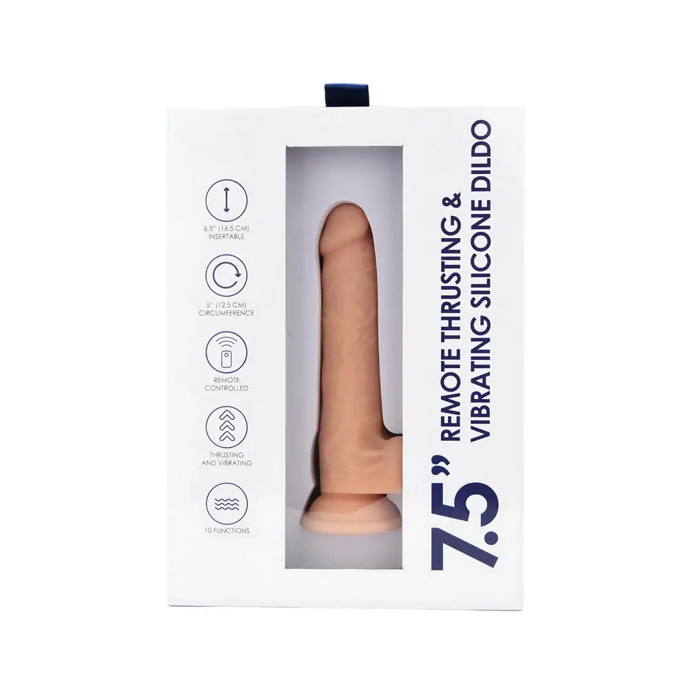 Loving Joy 7.5’’ Remote Thrusting & Vibrating Silicone Dildo Save 10% Fast United Kingdom Stoke on Trent
