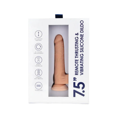 Loving Joy 7.5’’ Remote Thrusting & Vibrating Silicone Dildo Save 10% Fast United Kingdom Stoke on Trent
