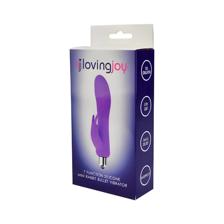 Loving Joy 7 Function Silicone Mini Rabbit Bullet Vibrator - Vibrators - Save 25% - Fast - United Kingdom Stoke-on-trent