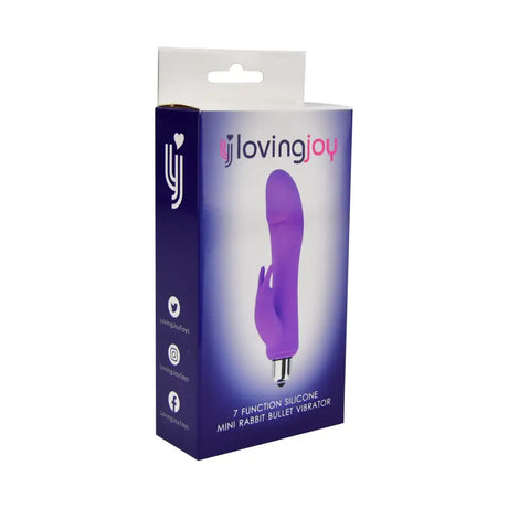 Loving Joy 7 Function Silicone Mini Rabbit Bullet Vibrator - Vibrators - Save 25% - Fast - United Kingdom Stoke-on-trent