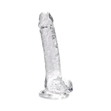Loving Joy 7 Inch Dildo with Balls Clear - Dildos - Save 25% - Fast Shipping - United Kingdom Stoke-on-trent
