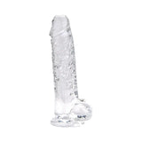 Loving Joy 7 Inch Dildo with Balls Clear - Dildos - Save 25% - Fast Shipping - United Kingdom Stoke-on-trent