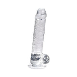 Loving Joy 7 Inch Dildo with Balls Clear - Dildos - Save 25% - Fast Shipping - United Kingdom Stoke-on-trent