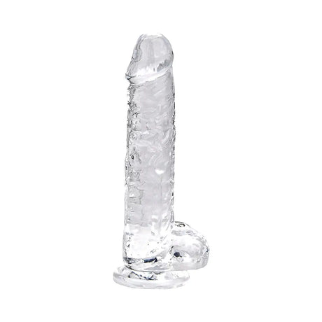 Loving Joy 7 Inch Dildo with Balls Clear - Dildos - Save 25% - Fast Shipping - United Kingdom Stoke-on-trent