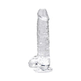 Loving Joy 7 Inch Dildo with Balls Clear - Dildos - Save 25% - Fast Shipping - United Kingdom Stoke-on-trent