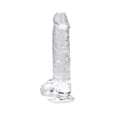 Loving Joy 7 Inch Dildo with Balls Clear - Dildos - Save 25% - Fast Shipping - United Kingdom Stoke-on-trent