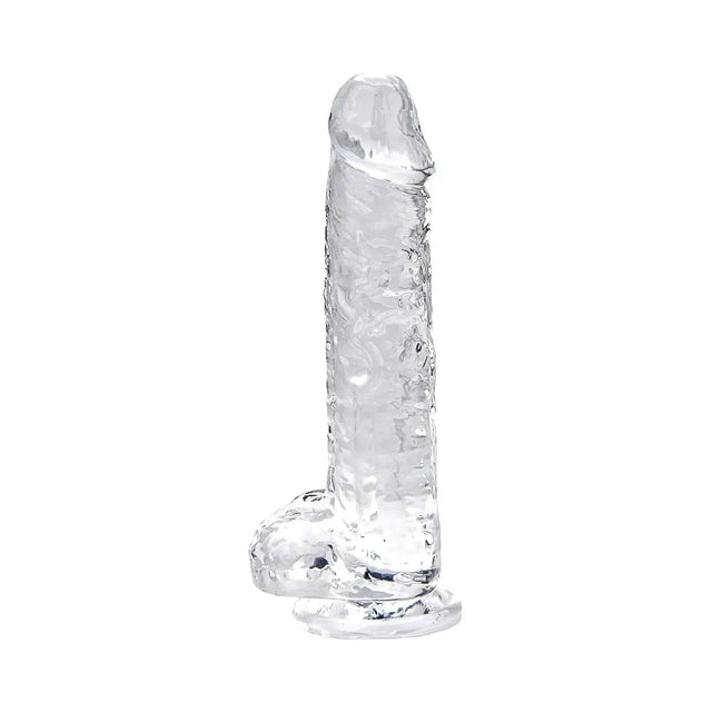 Loving Joy 7 Inch Dildo with Balls Clear - Dildos - Save 25% - Fast Shipping - United Kingdom Stoke-on-trent