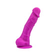 Loving Joy 7 Inch Realistic Silicone Dildo with Suction Cup and Balls Purple - Dildos - Save 25% - United Kingdom Stoke-on-trent