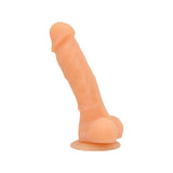 Loving Joy 7 Inch Realistic Silicone Dildo with Suction Cup and Balls Vanilla - Dildos - Save 25% - United Kingdom Stoke-on-trent