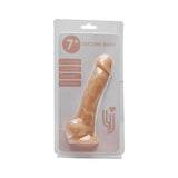 Loving Joy 7 Inch Realistic Silicone Dildo with Suction Cup and Balls Vanilla - Dildos - Save 25% - United Kingdom Stoke-on-trent